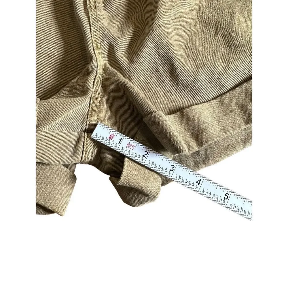 Forever 21 Olive green paperbag waist high rise shorts‎ 1X NWT